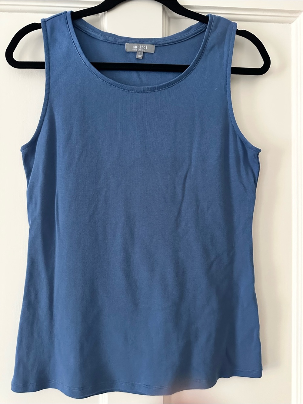 Habitat Blue Scoop Neck Tank Top Small